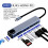 (8-ΣΕ-1 LAN)USB C HUB Τύπος C Splitter σε HDMI 4K thunderbolt 3 Docking Station Προσαρμογέας 1