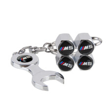 (M5 Argent) 4pcs Bouchons de Valve de Pneu de Voiture Couvercle de Protection d'Air pour BMW X1 X2 X3