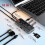 (τύπος c 5 σε 1 C) USB C HUB 4K 30Hz Τύπος C σε HD-MI DP VGA Gigabit Ethernet USB 3.0 PD 100W 2