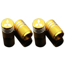(Złoto) 4 szt. Mitsubishi Outlander Pajero Eclipse Cross Jinxuan Car Tire Valve Fontanel Hat Core Cover
