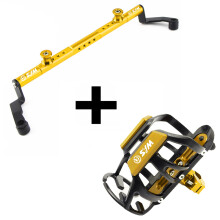 (1 set oro) Per SYM Joymax Z300 GTS300i CRUISYM 300 Motociclo Supporto per portaborraccia e ammortizzatore