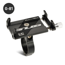 (GUB G-81 Nero) Supporto per telefono cellulare da bicicletta GUB P10 da 3,5-6,8 pollici per bici elettrica,