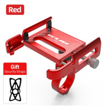 (GUB P30 Rosso) Supporto per telefono da bicicletta GUB P10 da 3,5-6,8 pollici, per manubrio di bici