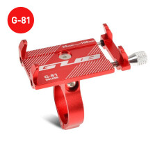 (GUB G-81 Rosso) Supporto per telefono da bicicletta GUB P10 da 3,5-6,8 pollici, per manubrio di bici