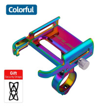 (GUB P30 Rainbow) Supporto per telefono da bicicletta GUB P10 da 3,5-6,8 pollici, per bici elettrica,