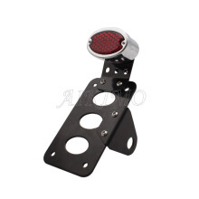 (AZZURRO CIELO) Fanale posteriore a LED laterale per moto con supporto per targa per Harley Sportster