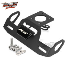 (nero) Portatarga YZFR6 per YAMAHA YZF R6 2016 2017 2020, accessori per moto, supporto per coda, eliminatore