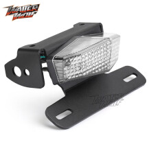 (Trasparente) Per SUZUKI DRZ400 DRZ 400 SM E S 2000-2023 Portatarga Eliminatore parafango Luce freno