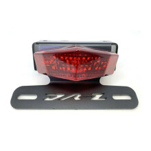 (Rosso) Accessori per moto Indicatore di direzione Eliminatore parafango posteriore Supporto per targa