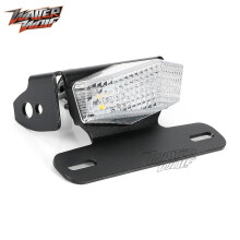 Portatarga (trasparente) per SUZUKI DRZ 400S 400E DRZ400SM con parafango posteriore a LED integrato