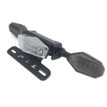 (White-D) Accessori per moto, indicatore di direzione, eliminatore parafango posteriore, supporto per