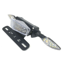(Bianco-B) Accessori per moto, indicatore di direzione, eliminatore parafango posteriore, supporto per