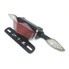 (Red-B) Accessori per moto, indicatore di direzione, eliminatore parafango posteriore, supporto per