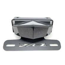(Nero) Accessori per moto Indicatore di direzione Eliminatore parafango posteriore Supporto per targa