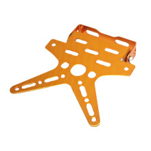 (Goud) Legering Universele Motorfiets Kentekenplaathouder Beugel Aluminium Aangepast Kentekenplaat CoverMotor