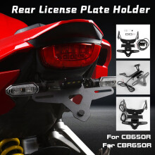 (2019-2020)CB650R CBR650R Motorcykel registreringsskylthållare Bakljusfäste Prydlig Fender Eliminator
