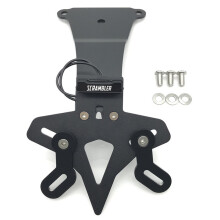 (Scrambler Logo) Voor Ducati Scrambler Cafe Racer 800 2019-2022 Kentekenplaathouder Motorfiets Accessoires