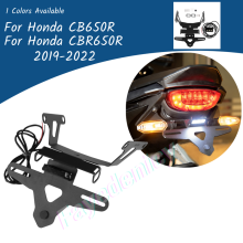(2021-2022) Voor Honda CB650R CBR650R 2019-2021 Nieuwe Motorfiets Kentekenplaat Rvs Beugel Nummer Registratie