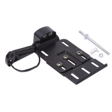 Telescopische Opvouwbare LED Light Side Mount Kentekenplaat Frame Cover Houder Verstelbare Voor Harley