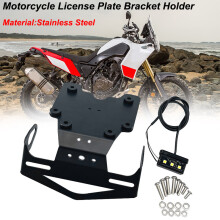 (Zwart) Voor YAMAHA Tenere 700 T7 XTZ700 XT700Z TX690Z/XTZ690 2019-2021 Motorfiets Kentekenplaat Frame