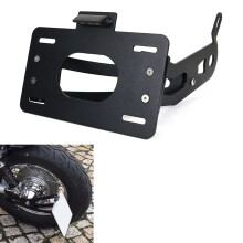 (Schwarz) Passend für Yamaha XV 535 Virago XV 1100 Virago, seitlicher Fender-Eliminator, seitlicher