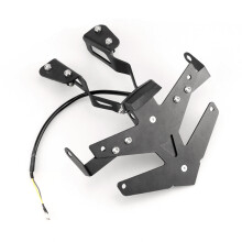 (Zwart) voor YAMAHA T-MAX530/560 Tmax 560/530 DX SX Kentekenplaathouder LED Licht Tail Tidy Fender Eliminator