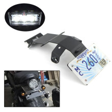 (Schwarz)Fender Eliminator Kit Kennzeichenhalter Halterung Passend für Yamaha XSR700 XSR 700 2015-2020