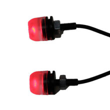 Rote LED-Kennzeichenbeleuchtung für Motorrad, Cruiser, Chopper, ATV, Dirtbike, Straße, VNMotor, Fahrzeugrahmen