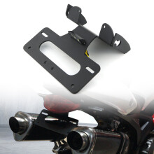 (schwarz)Passend für Ducati Monster 696 795 796 1100 evo Alle Jahre Kennzeichenhalter Halterung Hinten
