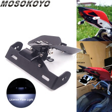 Motorfiets Staart Tidy Kentekenplaathouder Met Led Licht Voor Ducati 899 959 1199 1299 Panigale Spatbord