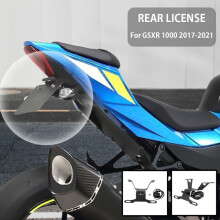 (Zwart) Voor Suzuki GSXR 1000 GSX-R1000 2017 2018 2019 2020 2021 Kentekenplaathouder Beugel Achterlichten