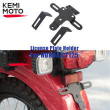 (Zwart) Voor Honda Trail 125 CT125 2020-2022 Kentekenplaathouder Frame Beugel Frame Beugel Accessoires