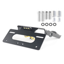 (zwart) voor Husqvarna VitPilen 401 SvartPilen 401 250 200 125 Achter Kentekenplaathouder Beugel met