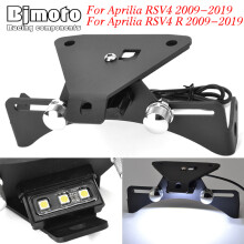 (Goud) staart Tidy Motorcycle Bracket Holder Fender Eliminator Met LED Kentekenverlichting Voor Aprilia