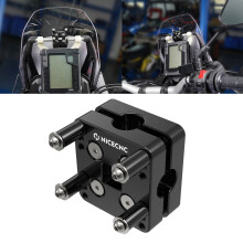 (zwart) Navigatie Beugel Telefoon GPS Houder Klem 12MM Bar R12 Mount Voor Yamaha Tenere 700 XTZ700 Super