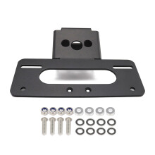 (Zwart) motorfiets Licentie Beugel Nummerplaathouder Fit Voor Kawasaki ZX-10R ZX10R 2021 2022 2023 Achterlichten