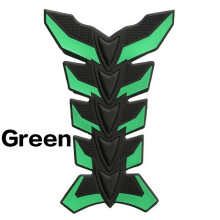 (Groen) motorfiets olietank voertuig stickers auto-styling 3D koolstofvezel motorfiets tank pad tankpad