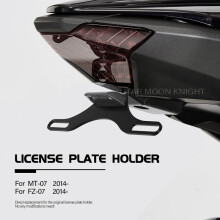 Motorfiets Kentekenplaathouder Fender Eliminator Registratie Beugel Voor Yamaha MT-07 FZ-07 MT07 FZ07