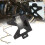 (Noir) Pour BMW K100 Support de plaque d'immatriculation Éliminateur latéral Page Kit de rangement Support 2