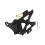 (Noir) Pour BMW K100 Support de plaque d'immatriculation Éliminateur latéral Page Kit de rangement Support 5