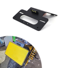 (Zwart) Fit Voor Honda Monkey 125 2018 2019 2020 2021 2022 2023 Motorfiets Kentekenplaathouder Beugel