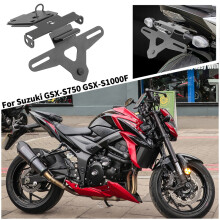 (Zwart) motorfiets Spatbord Eliminator Achter Kentekenplaat Beugel Houder Voor Suzuki GSX-S1000 GSX-S1000F