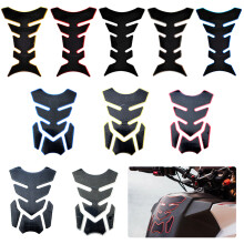 (Stijl 18) 1 stks Universele Motorfiets Koolstofvezel Tank Pad Tankpad Protector racing Voertuig Decals
