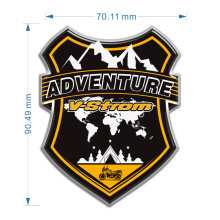 (V-STROM-13) voor Suzuki V-STROM V STROM DL 650 250 Protector Bescherming Motorfiets Voertuig Decals