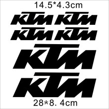 (KTM schwarz) Ready To Race Ktm Fahrzeugaufkleber Aufkleber Logo Rc390 Adventure Big Emblem Duke Exc