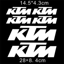 (KTM weiß) Ready To Race Ktm Fahrzeugaufkleber Aufkleber Logo Rc390 Adventure Big Emblem Duke Exc Motorrad-Kit