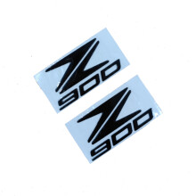 (Z900 Schwarz) Motorrad 3D Emblem Abzeichen Aufkleber Tank Rad Z900 Fahrzeug Aufkleber Weiche Reflektierende