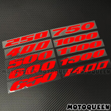 (1300 Blauw) motorfiets Body Shell Tank Pad Kuip verplaatsing Decals Voertuig Decals voor Honda Suzuki