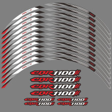 (17-17 inch Grijs) motorfiets Wiel Voertuig Decals Waterdicht voor Honda CBR1100XX Super Blackbird CBR