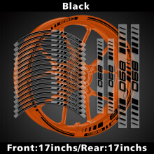 (890 Black)Reflective Motorcycle Wheel Vehicle Decals Hub Decals For KTM Ready To Race R2R Super Duke 690 790 890 1290 390